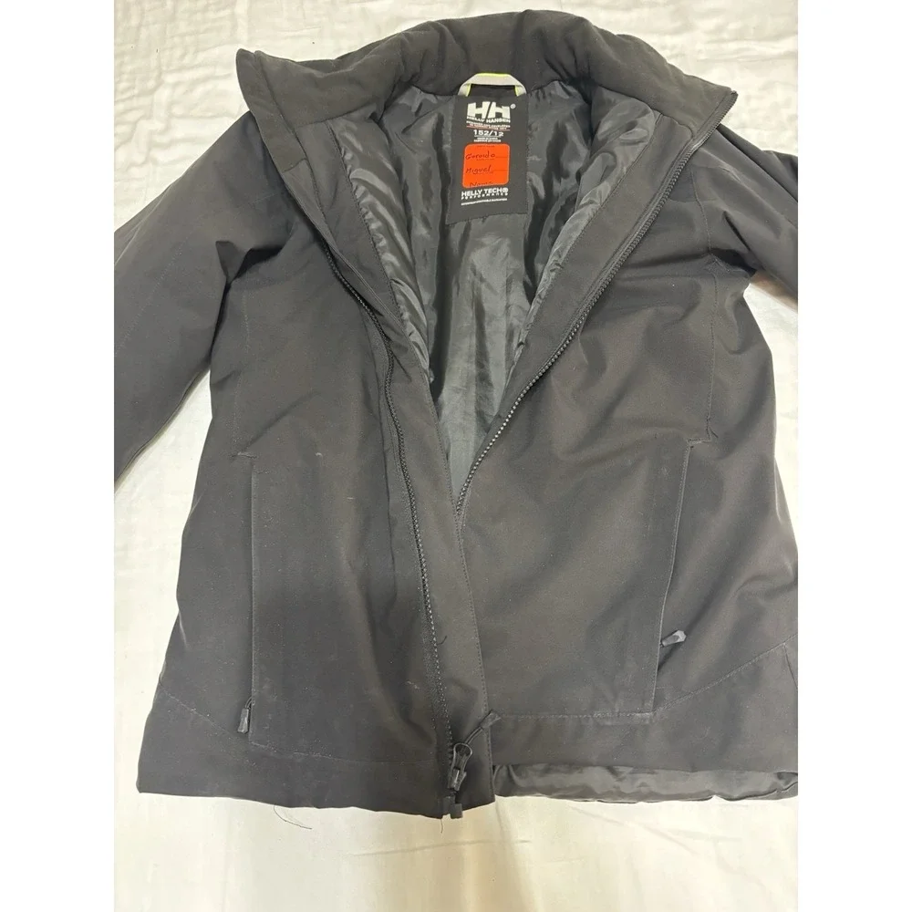 Helly Hansen Boys Quest Ski Jacket. Sz 12, Excellent condition No Hood